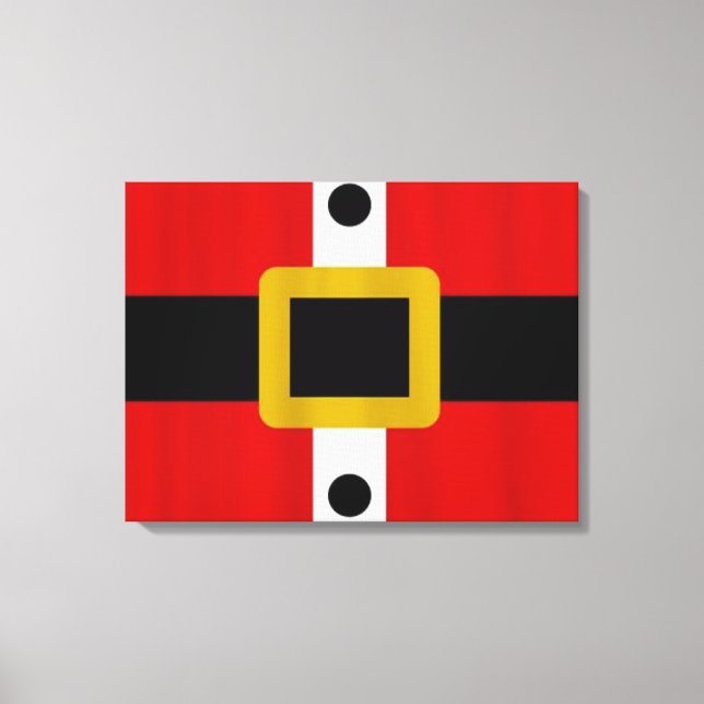 Santa's Kostym/Wrapped Canvas (Framsida)