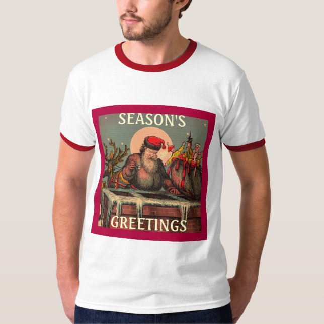 Santas lampglasT-tröja Tee Shirt (Framsida)