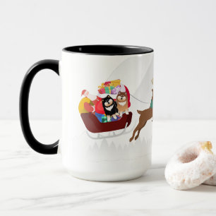 Santas Lappy Helpers - Lapphund mugg