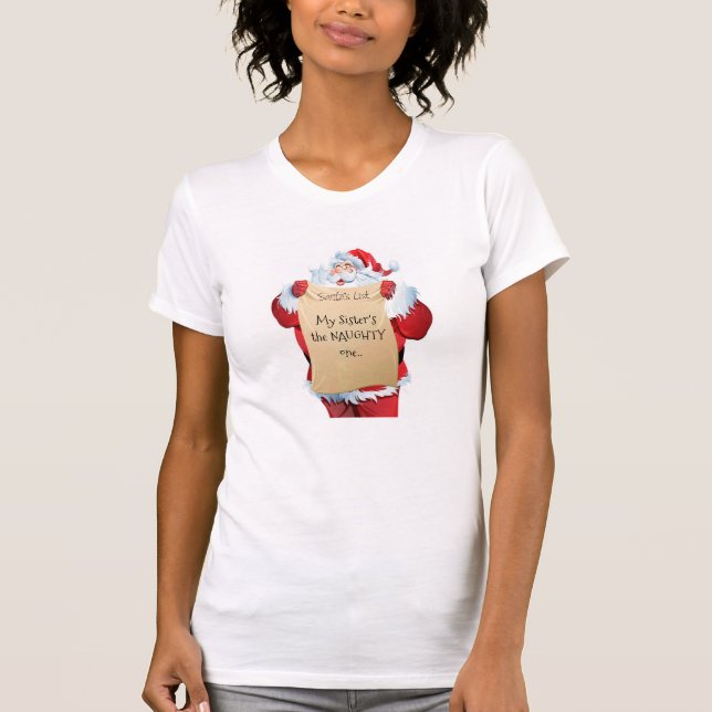 Santas List T-shirt (Framsida)
