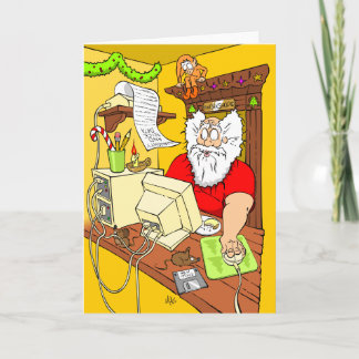 Santas listar helgkort