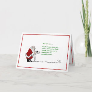 Santas listar helgkort