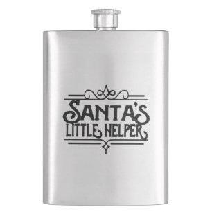 Santa's Little Helper Classic Flask Fickplunta