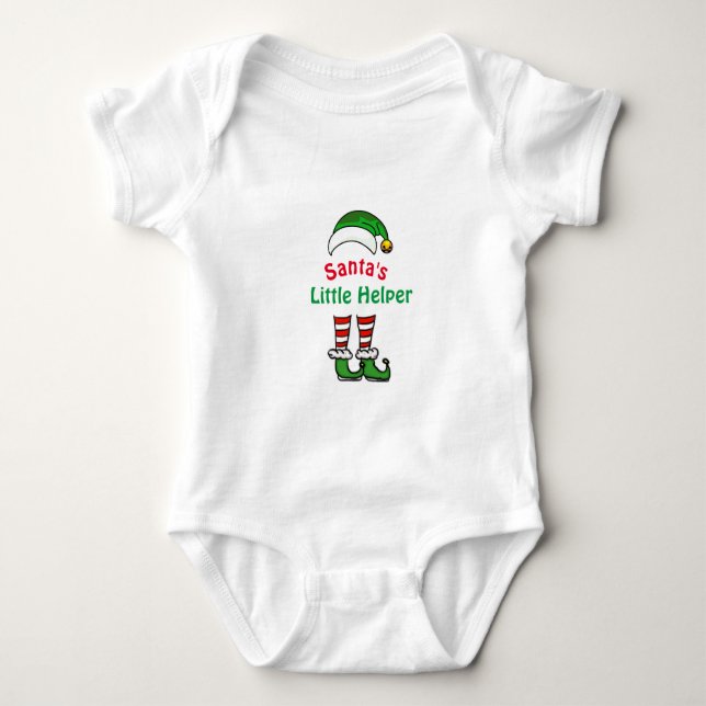 Santa's Little Helper Elf Hat och Leggings T Shirt (Framsida)
