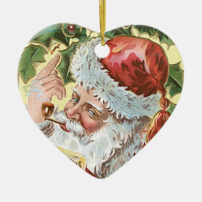 Santa's Little Helper Julgransprydnad Keramik (Framsidan)