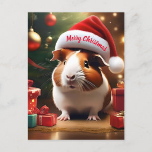 "Santa's Little Helper: Julguinea Gris" Vykort