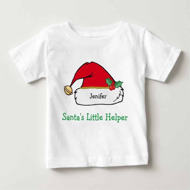 Santa's Little Helper Kids Tee (Framsida)