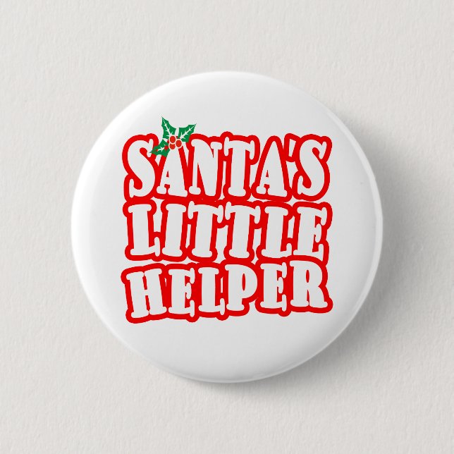 Santas Little Helper Knapp (Framsida)