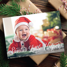 Santa's Little Helper Script Baby-julfoto