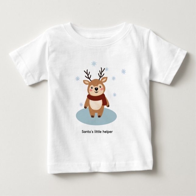 Santa's Little Helper T-Shirt (Framsida)