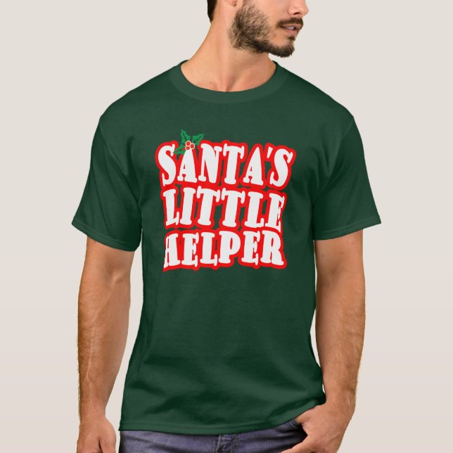 Santas Little Helper Tee (Framsida)