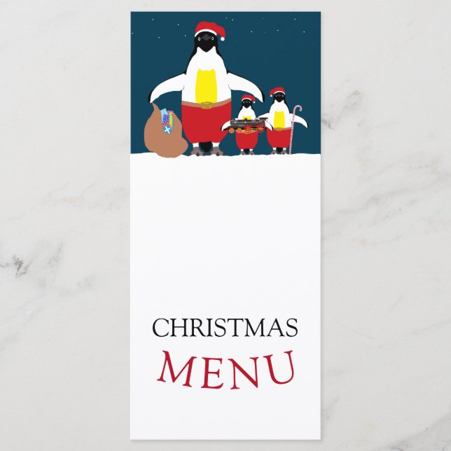 Santa's Little Helpers Menu Meny (Framsida)
