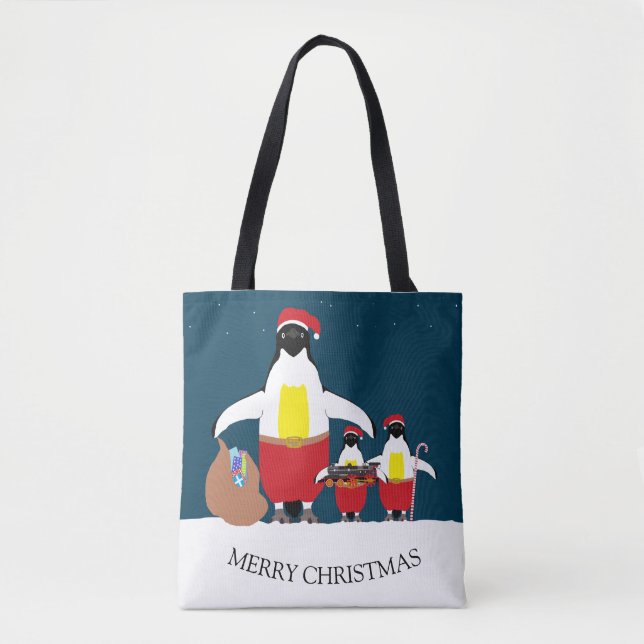 Santa's Little Helpers Tote Bag Tygkasse (Framsida)