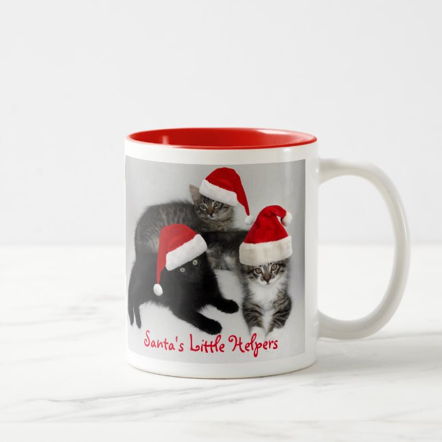 Santa's Little Kitten Helpers Mugg (Höger)