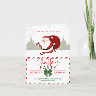 Santa's Little Mysigt Mood Inbjudan