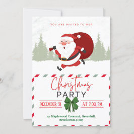 Santa's Little Mysigt Mood Inbjudningar