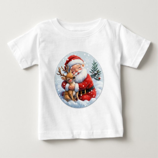Santa's Little Sidekick T Shirt (Framsida)