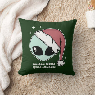 Santa's Little Space Invader Kudde