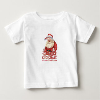 "Santa's Littlest Helper: Spädbarn Julteve" T Shirt