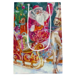 Santa's Magic Horse Sleigh Snö julafton