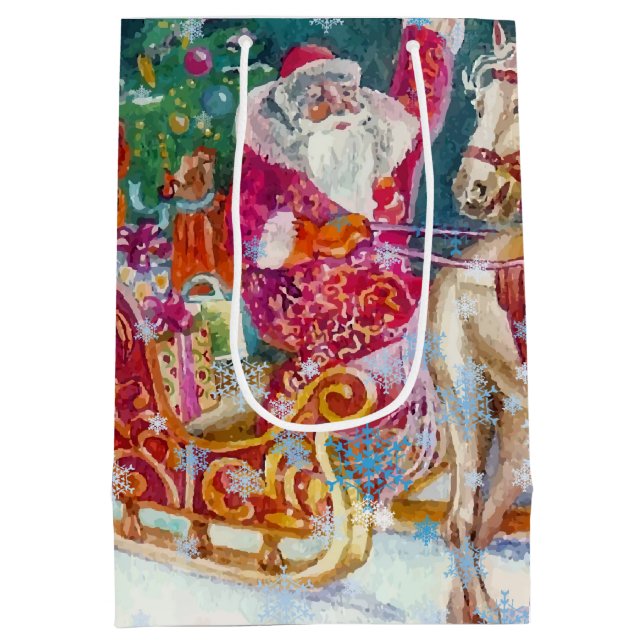 Santa's Magic Horse Sleigh Snö julafton (Baksidan)