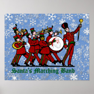 Santas marschmusikband poster