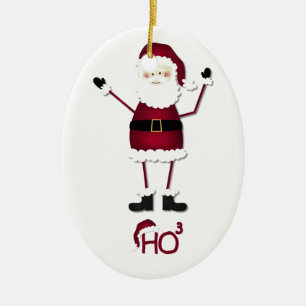 Santas Math Julgransprydnad Keramik