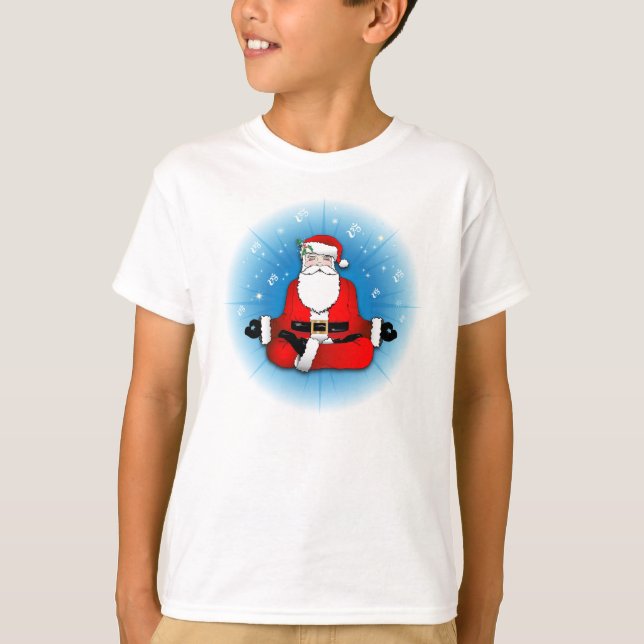 Santas Meditation T Shirt (Framsida)