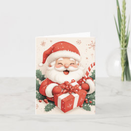 Santa's Merry Moment Helgkort