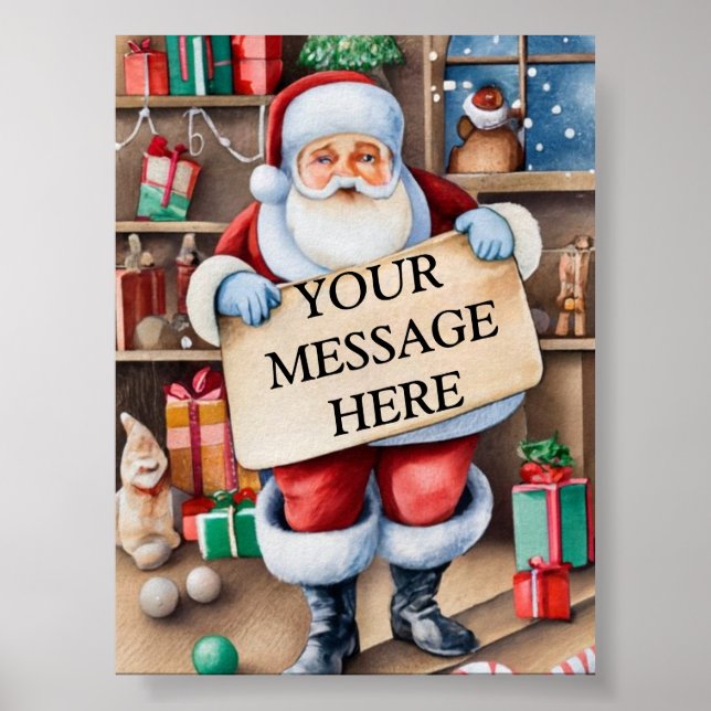 Santa's Message Highlight: Direkt från norr Poster (Framsidan)