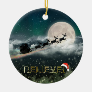 Santa's Midnight Ride jul Ornament