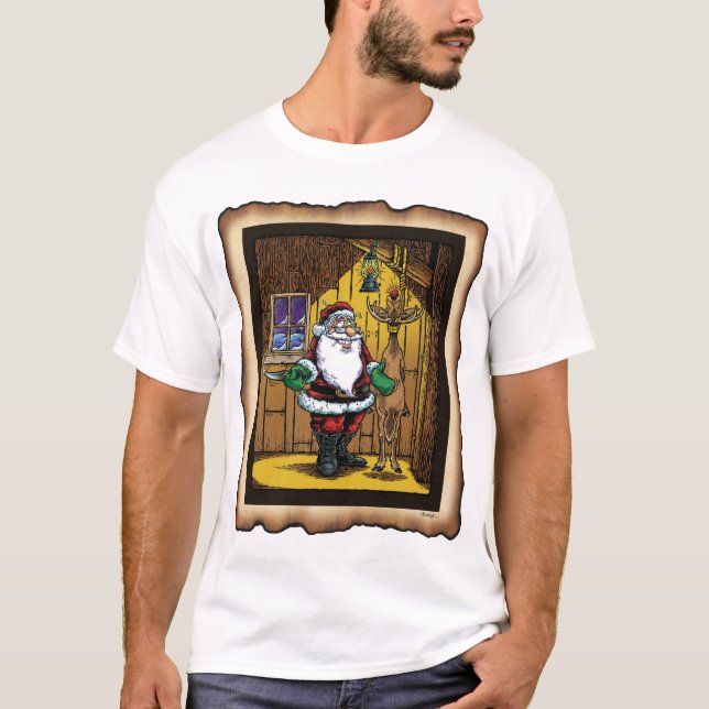 Santas minskningar tee shirt (Framsida)