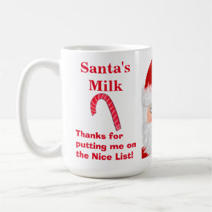 Santa's Mjölk Nice List Keepsaké Mugg