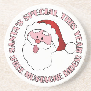 Santa's Mustache Rides underlägg Sandsten