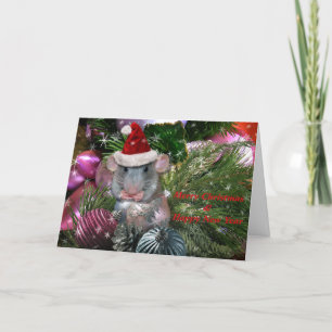 Santas mycket minsta lite hjälpreda helgkort
