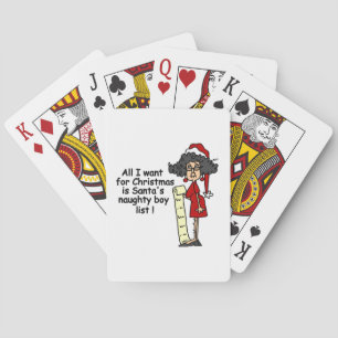 Santa's Naughty Boy List Casinokort