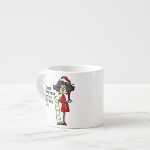 Santa's Naughty Boy List Espressomugg