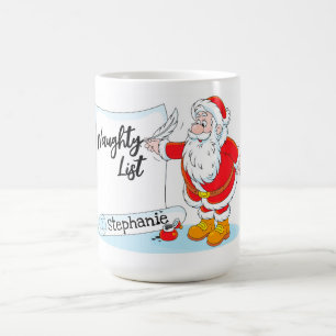 Santa's Naughty List Kaffemugg