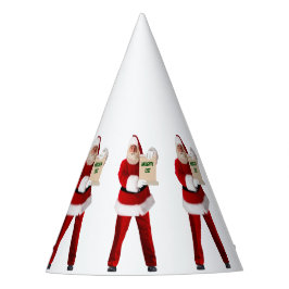Santa's Naughty List Party Hat
