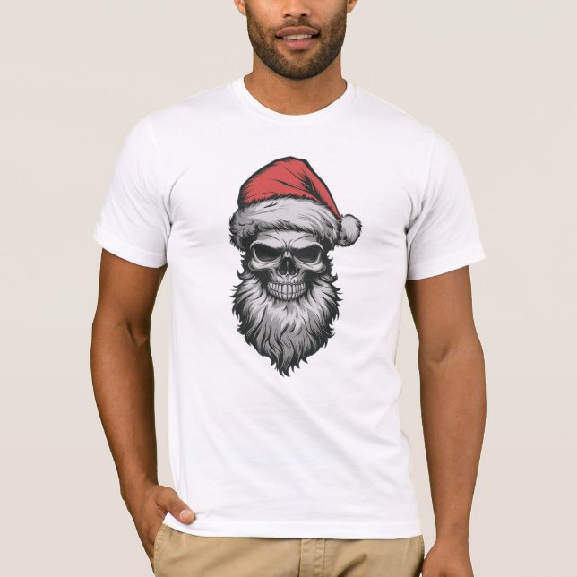 Santa's Naughty Side,Mycket fin jul T Shirt (Framsida)