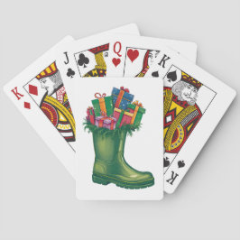 Santa's New Boots Classic Playing Cards Casinokort