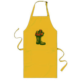 Santa's New Boots Långt Förkläde