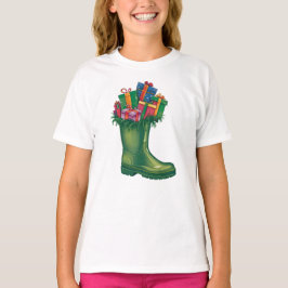 Santa's New Boots T Shirt