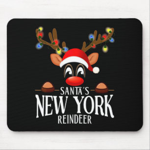 Santas New York Ren Funny Jul Matchande Pyjamas Musmatta