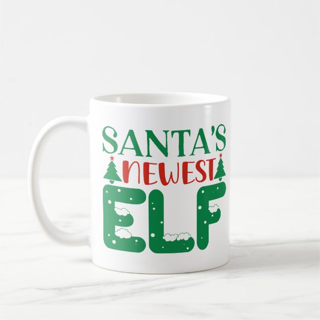 Santa's Newest Elf Kaffemugg (Vänster)