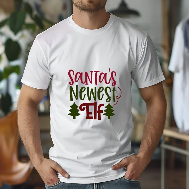 SANTA'S NEWEST ELF T-SHIRT (Skapare uppladdad)