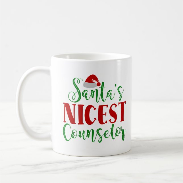 Santa's Nicest Counselor Kaffemugg (Vänster)