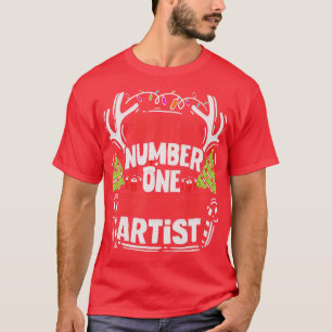 Santas Number One Tattoo Artist Tattooer Tattooist T Shirt