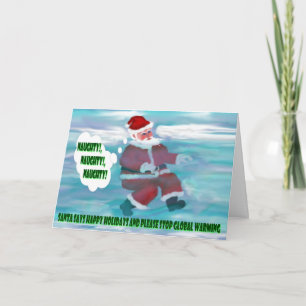 Santas önskelista helgkort