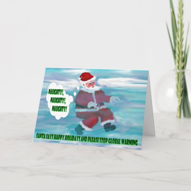 Santas önskelista helgkort (Framsida)